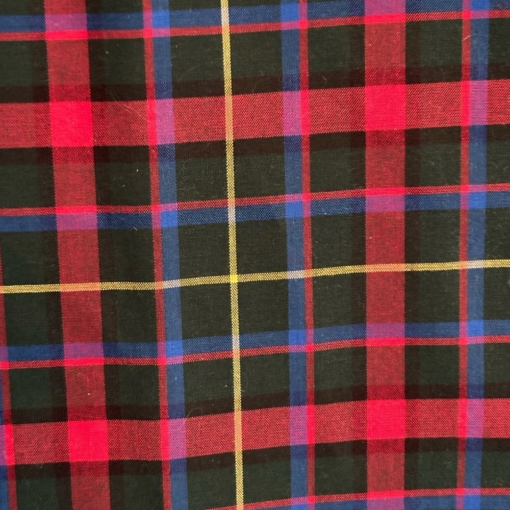 Wrinkle free plaid cotton  LL Bean button shirt - Picture 2 of 3